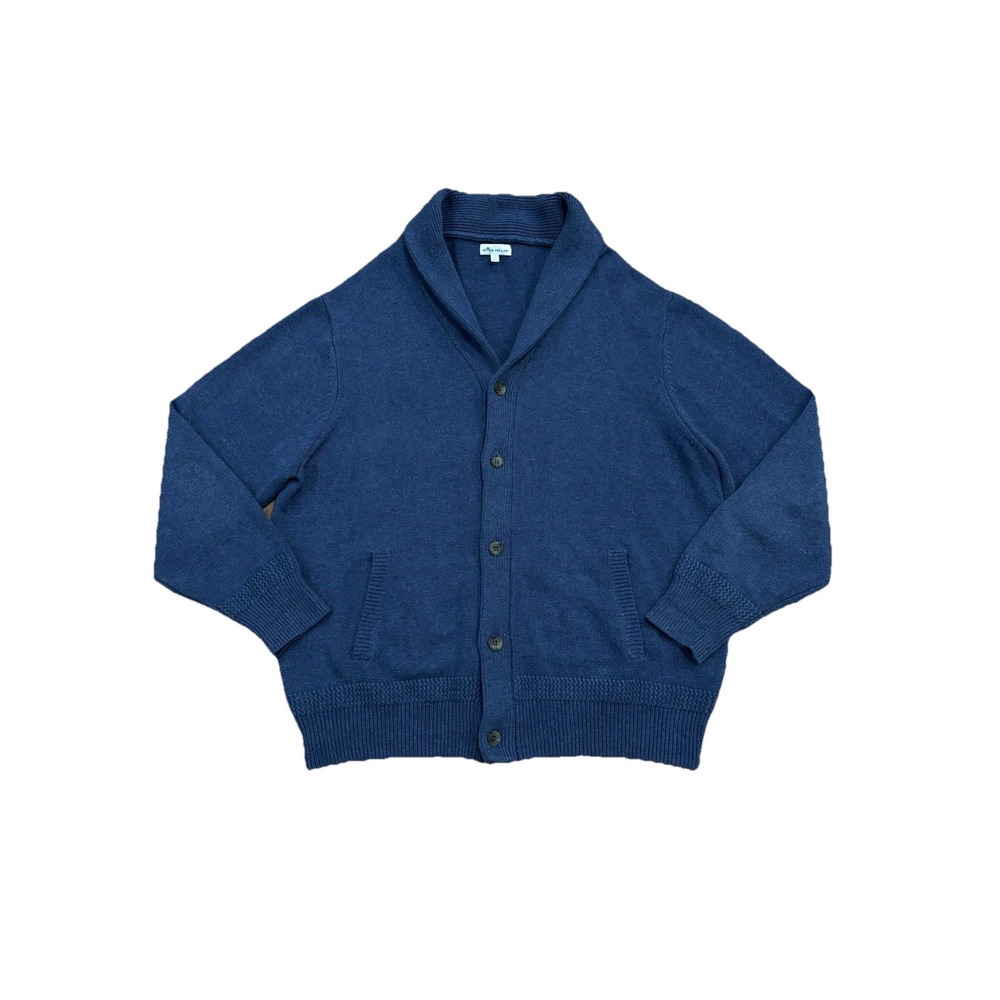 Peter Millar Mountain Side‎ Shawl Collar Button Cardigan Heavy Weight Preppy 2XL